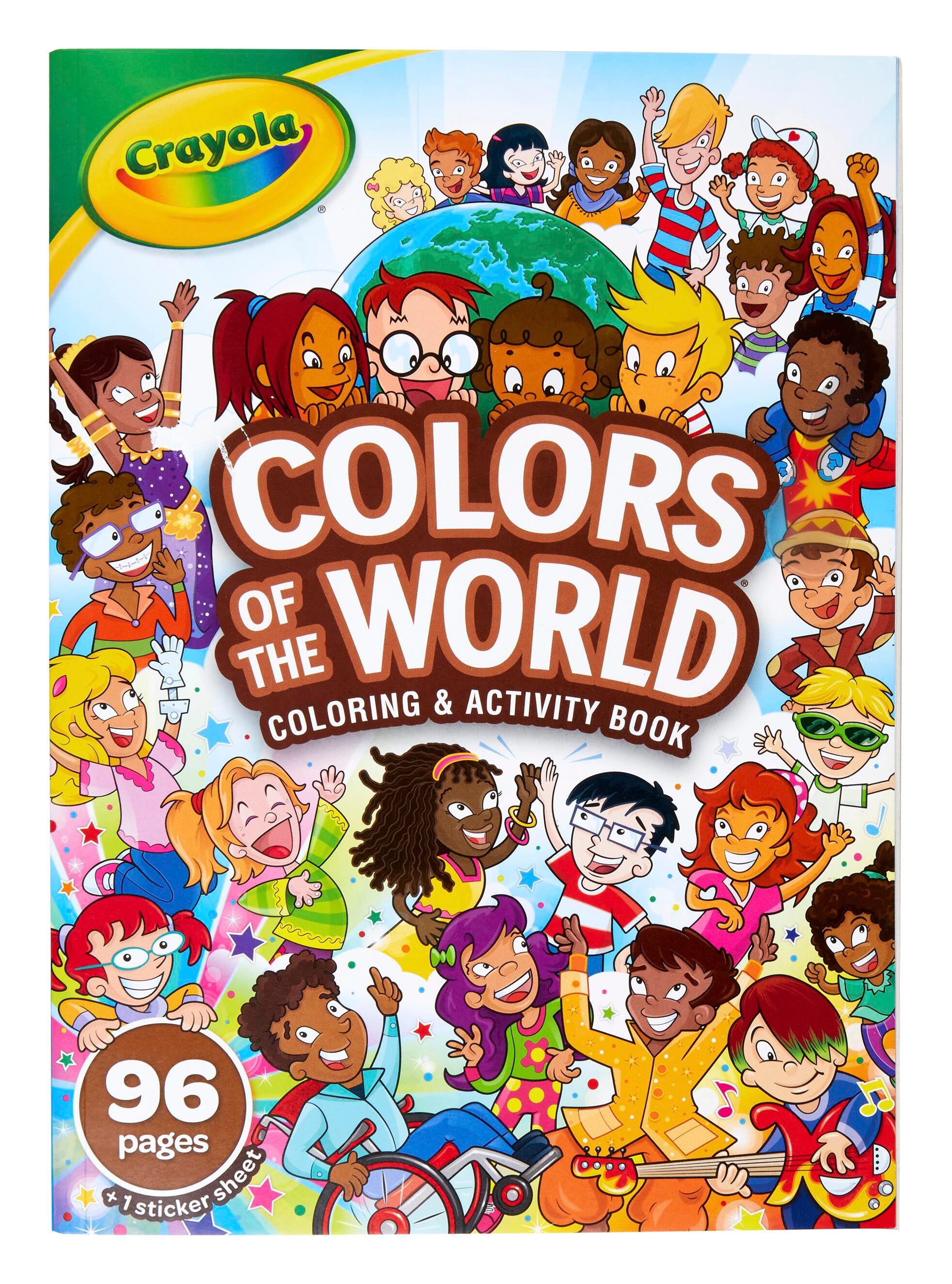 Crayola Coloring and Activity Book, Colors of the World, 96 Pages 2127885